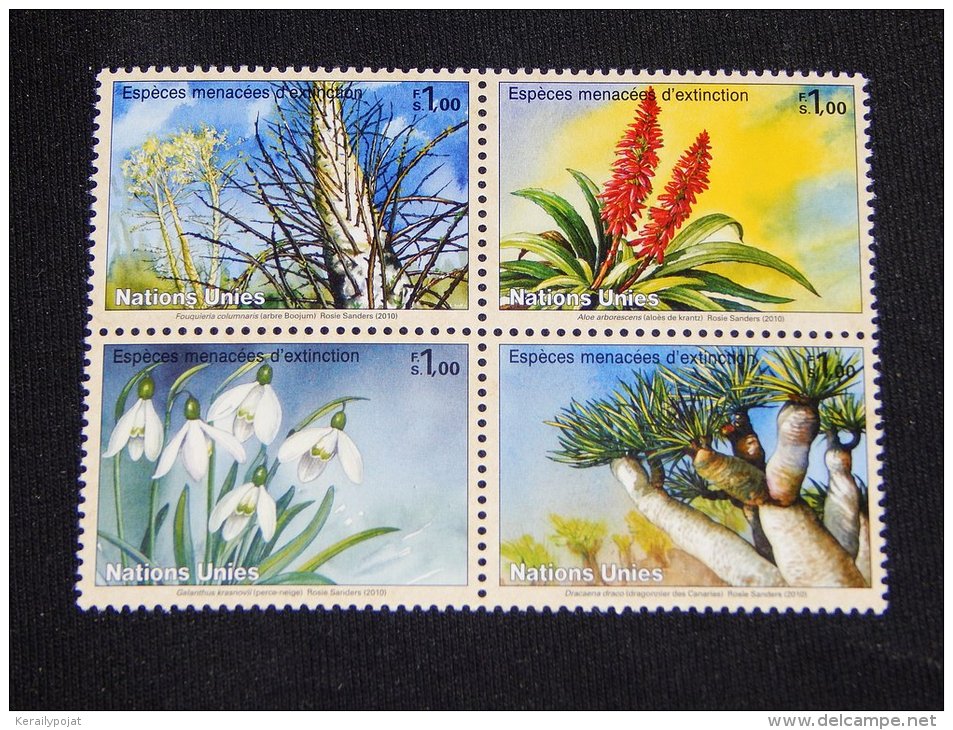 Switzerland (UN Geneva) - 2010 Plants MNH__(TH-12464) - Unused Stamps