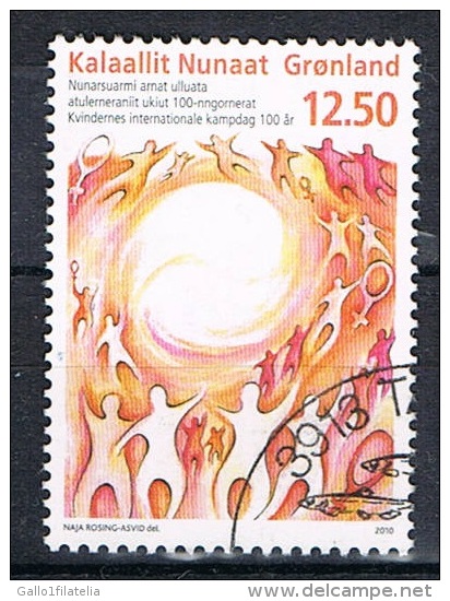 2010 - GROENLANDIA / GREENLAND - ANNO INTERNAZIONALE DELLE DONNE - USATO / USED. - Oblitérés