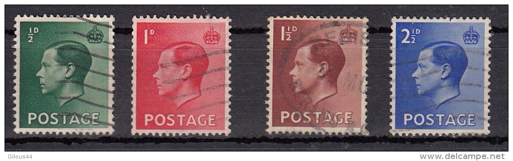 Edouard VIII  4 Valeurs - Used Stamps