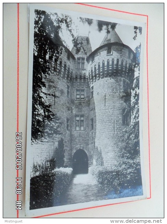 NOGENT-LE-ROTROU  (28) - CHÂTEAU FEODAL DE SAINT-JEAN - LES TOURS ET LE PORCHE - Non Circulée -  Carte Photo - Nogent Le Rotrou