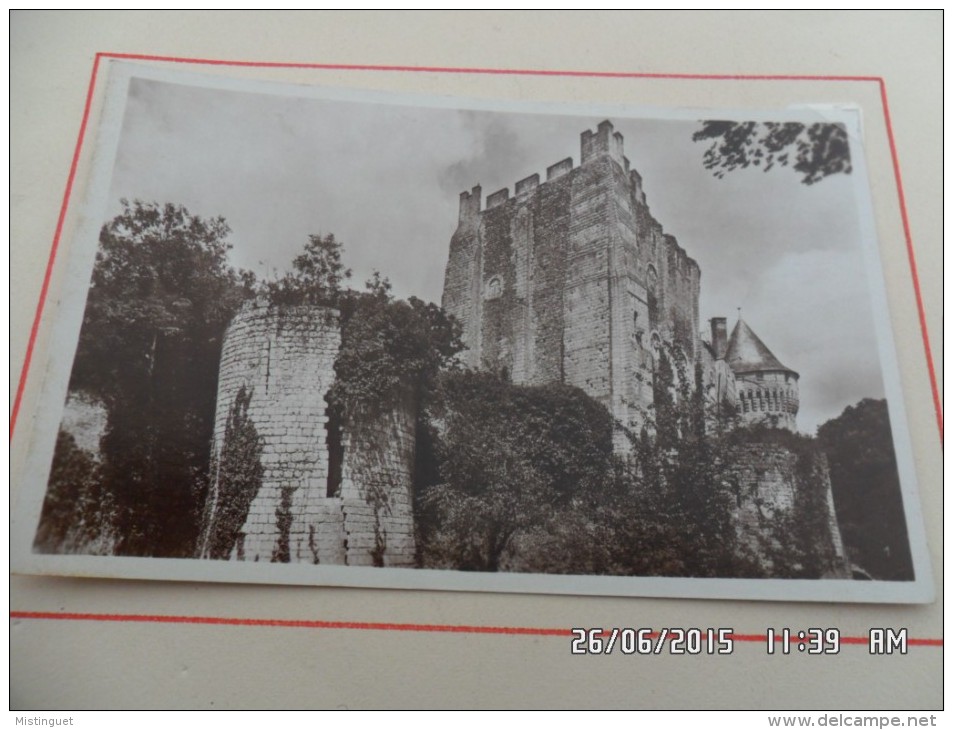 NOGENT-LE-ROTROU  (28) - CHÂTEAU FEODAL DE SAINT-JEAN - LE DONJON ET LA TOUR ECLATEE DE MONDOUCET -  Carte Photo - Nogent Le Rotrou