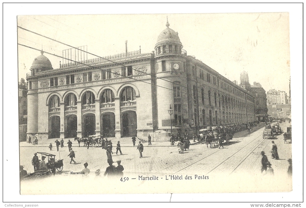 Cp, 13, Marseille, L´Hotel De La Poste - Non Classés