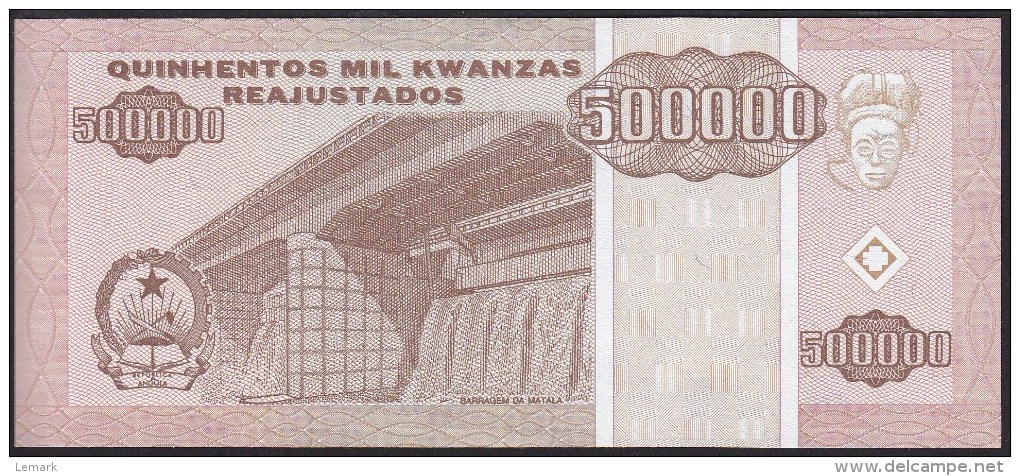 Angola 500000 Kwanzas 1995 P140 UNC - Angola