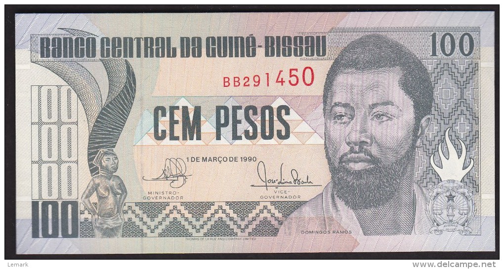 Guinea-Bissau 100 Peso 1990 P11 UNC - Guinea–Bissau