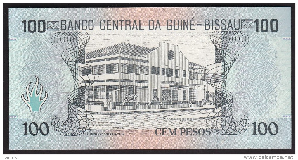 Guinea-Bissau 100 Peso 1990 P11 UNC - Guinea–Bissau