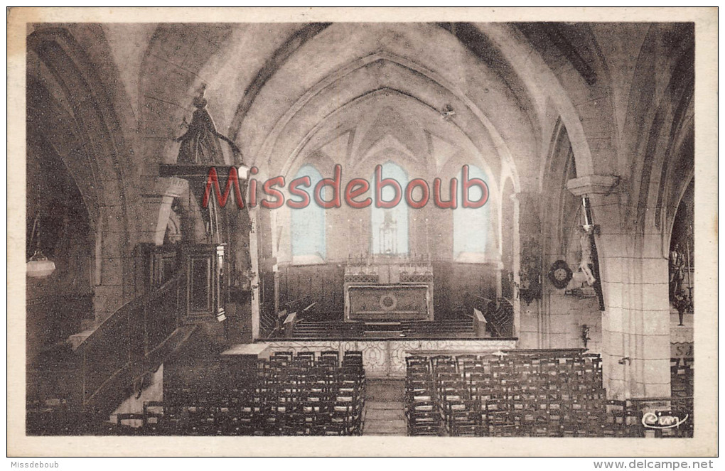 42  - St JEAN SOLEYMIEUX - Interieur De L'Eglise 1958 - 2 Scans - Saint Jean Soleymieux