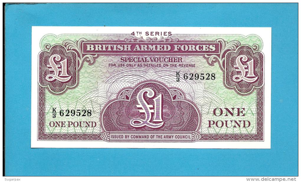 GREAT BRITAIN - 1 Pound - ND ( 1962 ) - Pick M 36 - UNC. - Fourth Series - British Armed Forces - British Troepen & Speciale Documenten