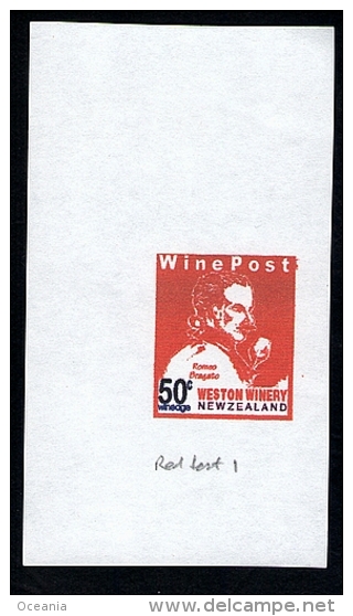 New Zealand Wine Post Bragato Test Printing. - Other & Unclassified