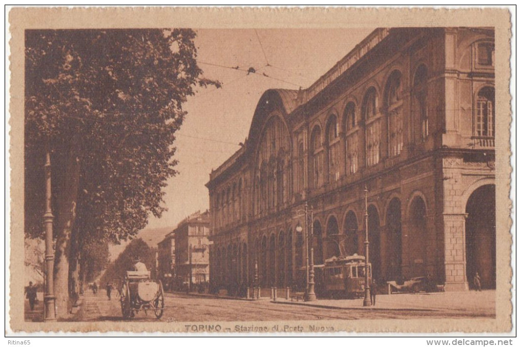 TO30 !!! TORINO STAZIONE FERROVIARIA 1920 F.P. !!! - Stazione Porta Nuova