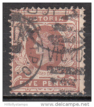 Victoria   Scott No.  173    Used    Year  1890 - Used Stamps