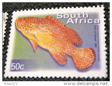 South Africa 2000 Cephalopholis Miniatus Fish 50c - Used - Oblitérés