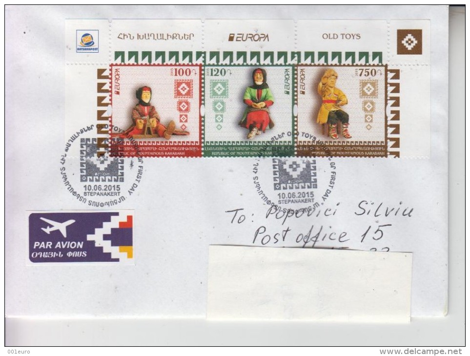 EUROPA CEPT : 3 Circulated Covers - Envoi Enregistre! Registered Shipping! - Collections