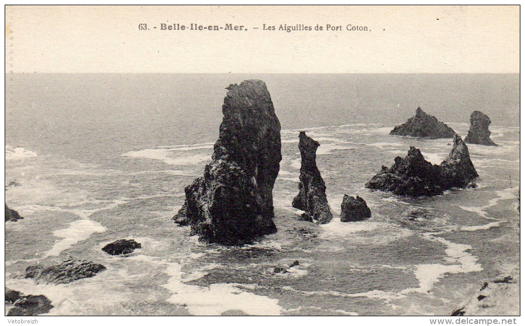 ROCHERS = ENSEMBLE DE 9 CARTES - Belle Ile En Mer