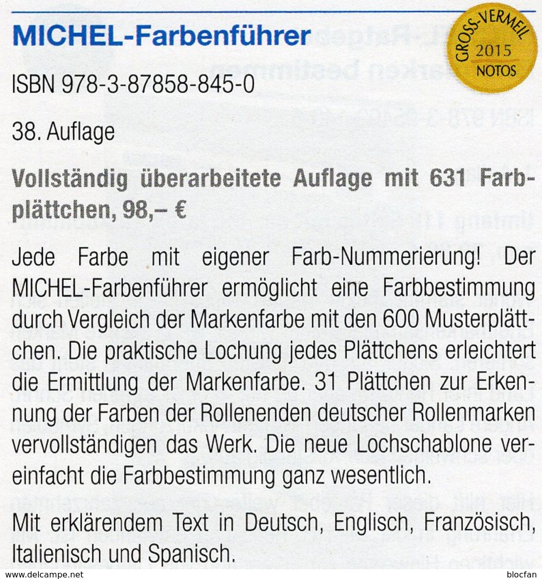 MICHEL Farbenführer Motivation Neu 98€ Profi-Tips And Stamps Collect Informations Catalogue Color Guide Of Germany - Plakate