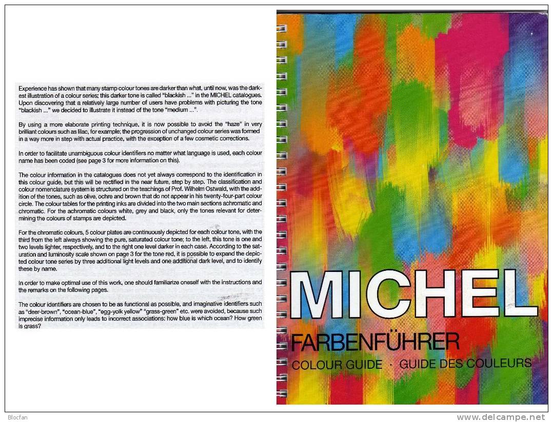 MICHEL Farbenführer Motivation Neu 98€ Profi-Tips And Stamps Collect Informations Catalogue Color Guide Of Germany - Plakate