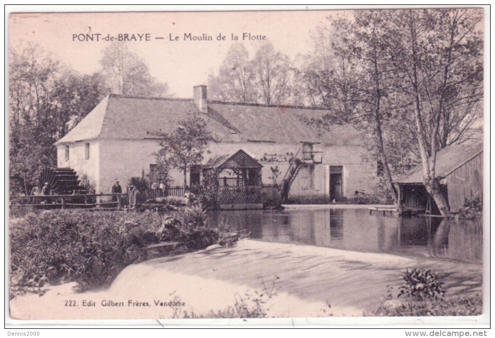 PONT-de-BRAYE - Le Moulin De La Flotte -ed. Gilbert Frères - Other & Unclassified