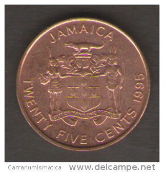 GIAMAICA 25 CENTS 1995 - Giamaica