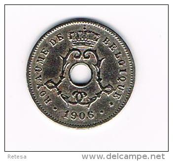 *** LEOPOLD II  5 CENTIEM  1906 FR - 5 Centimes