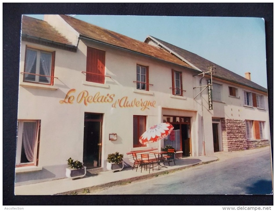 CPM PUB Le Relais D Auvergne Café Hotel Restaurant - Saint Gervais D'Auvergne