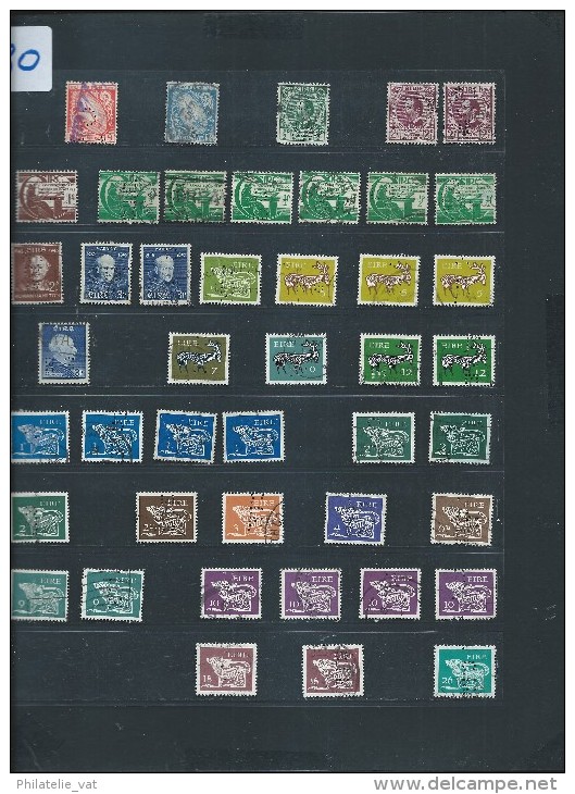 IRLANDE - Perforés - Détaillons Importante Collection Du Monde - A Bien étudier - Pour Spécialistes - Lot 7180 - Colecciones & Series