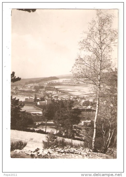 CPA ( Carte Photo?) : 07 LA LOUVESC : Le Village Vu Du Mont Besset - Peu Commune - La Louvesc