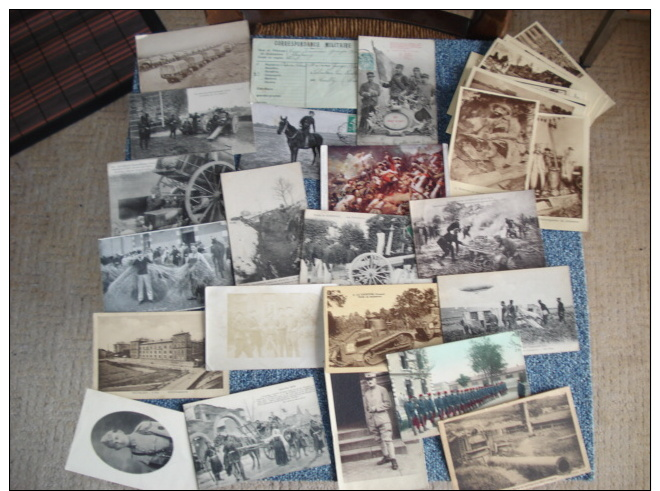 Lot De 130 Cartes Postales , Theme  Guerre , Militaria , Voir Les Scans - 100 - 499 Cartes