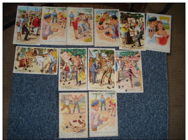 Lot De 30 Cpa Illustree " Chaperon , Carriere , Et Autres " Sur Le Theme De La Petanque - 5 - 99 Cartes