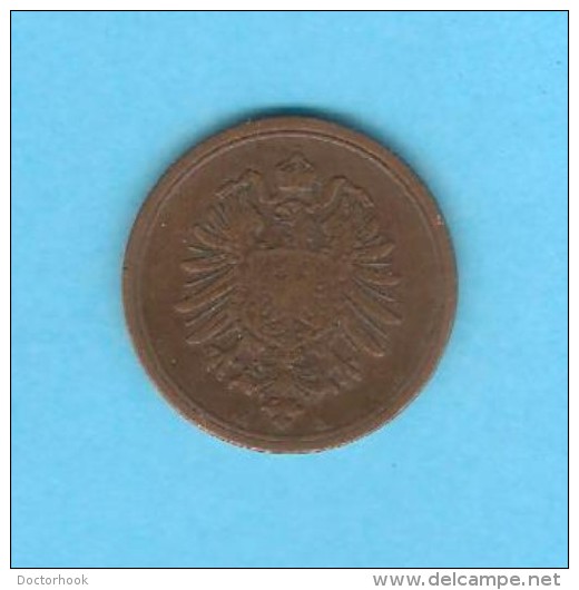 GERMANY   1 PFENNIG  1875 A  (KM # 1) - 1 Pfennig