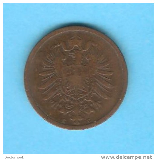 GERMANY   2 PFENNIG  1875 C  (KM # 2) - 2 Pfennig