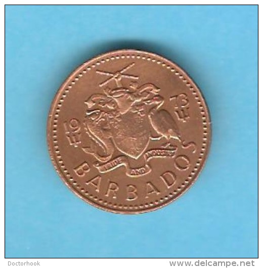 BARBADOS  1 CENT 1973 (KM # 10) - Barbados (Barbuda)