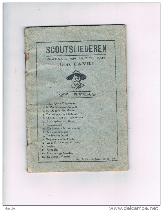 Scoutsliederen 2de Reeks - Antiquariat