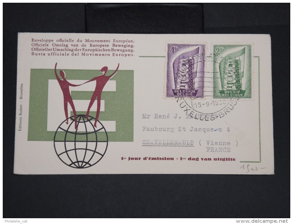 BELGIQUE-Enveloppe 1er Jours Europa En 1958 à Voir P7186 - 1951-1960