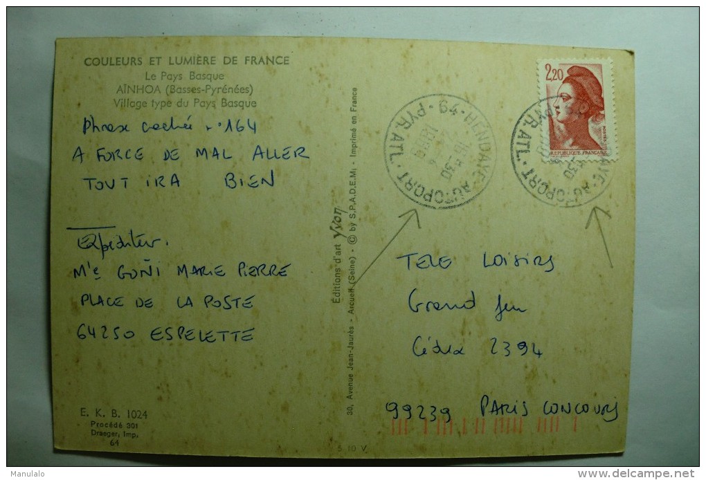 D 64 - Aïnhoa - Ainhoa