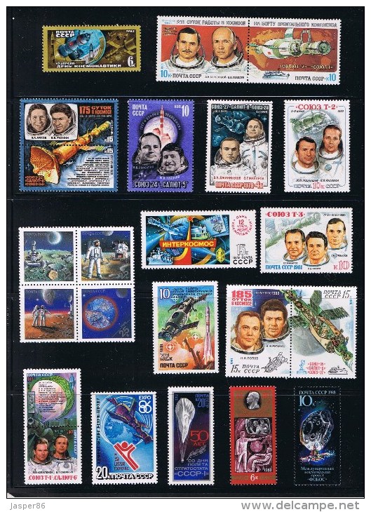 Russia - Space Cosmos Huge MNH Collection Stamps, Souvenir Sheets - Collections