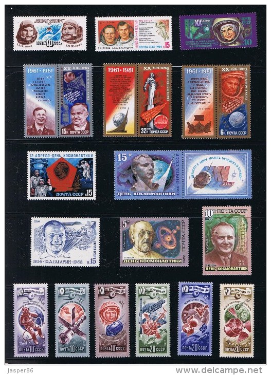 Russia - Space Cosmos Huge MNH Collection Stamps, Souvenir Sheets - Collections