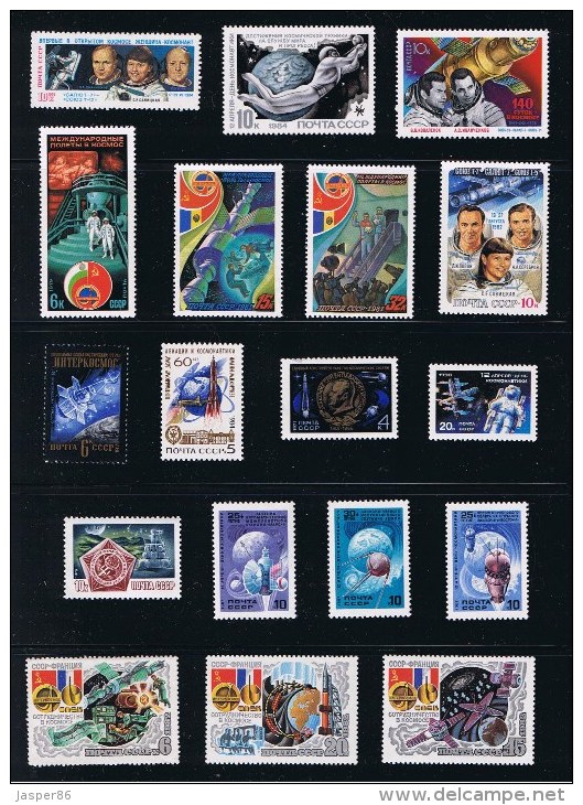 Russia - Space Cosmos Huge MNH Collection Stamps, Souvenir Sheets