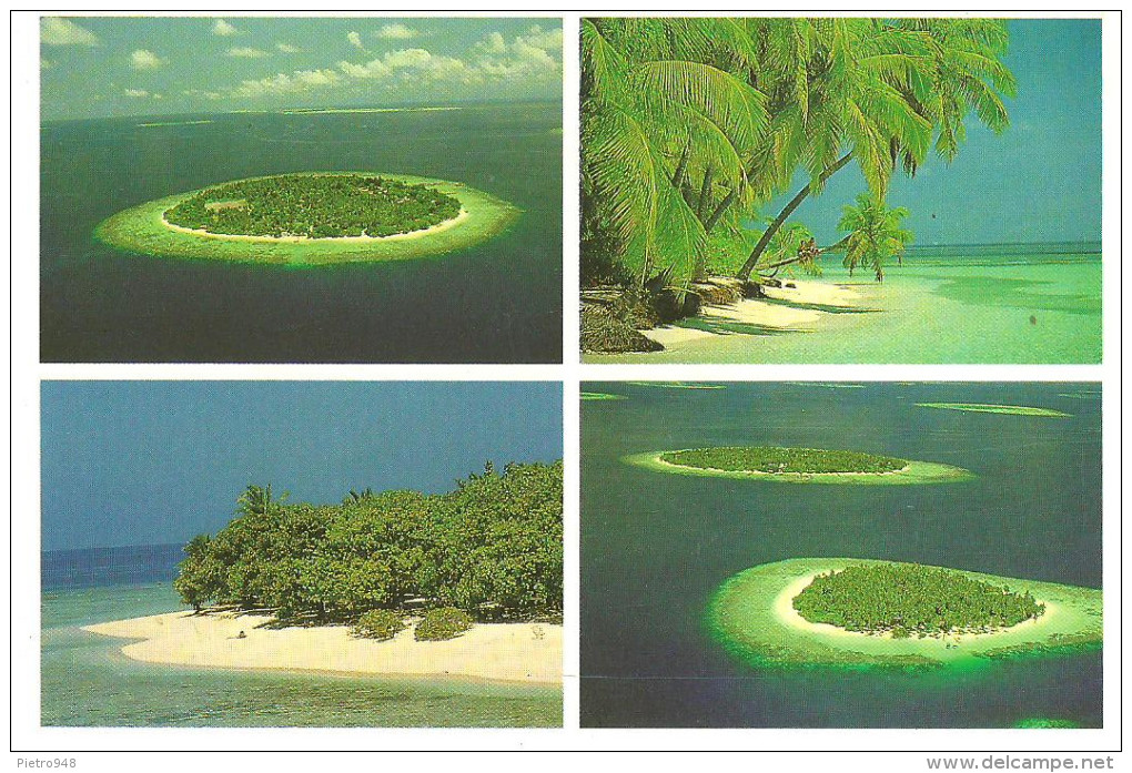 Maldives (Maldive) Veduta Aerea Degli Atolli, Aerial View, Male Atoll Bandos - Maldiven