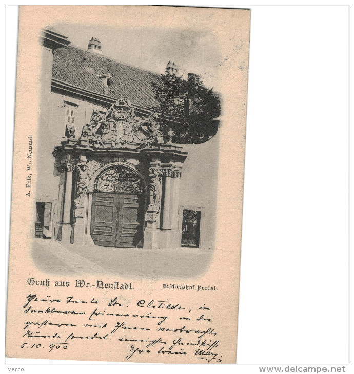 Carte Postale Ancienne D´AUTRICHE - GRUSS AUS WR-NEUSTADT - Wiener Neustadt