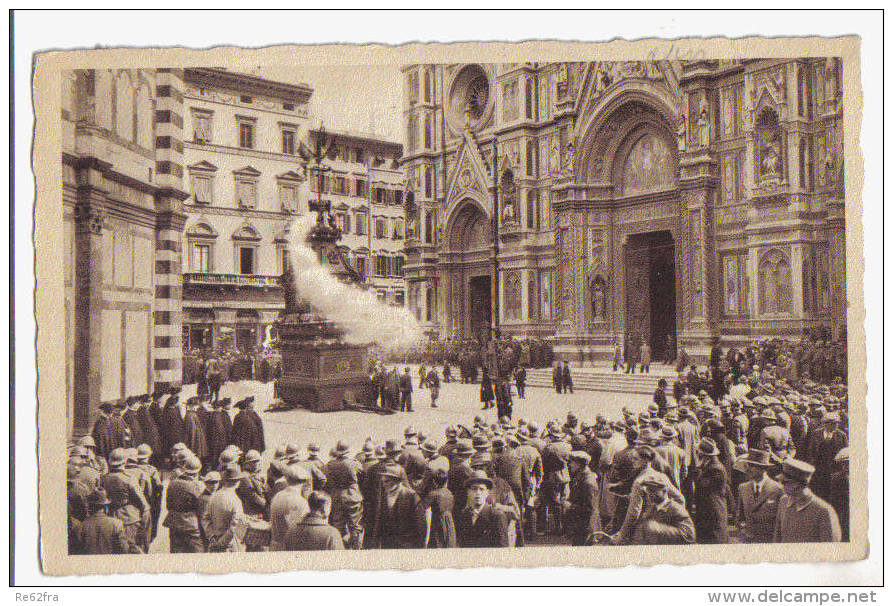 Firenze, Il Carro Del Sabato Santo  - F.p. - Anni ´1930 - Firenze