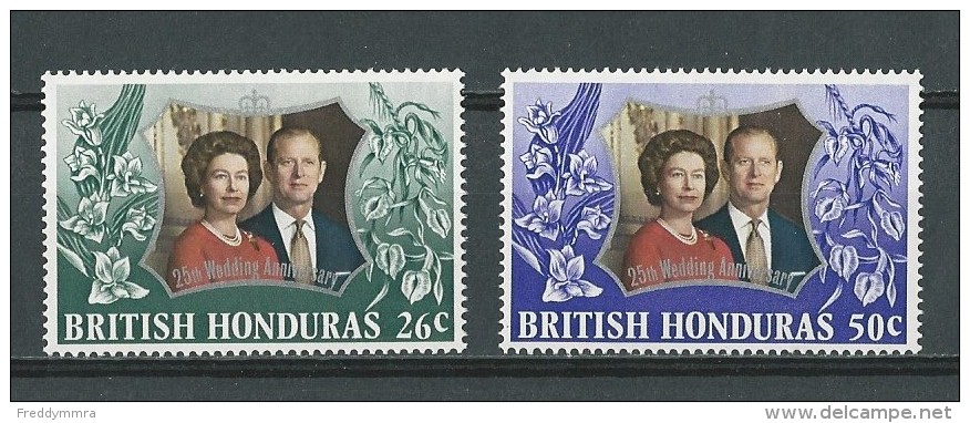 Honduras Brit:  296/ 297 ** - Honduras Británica (...-1970)