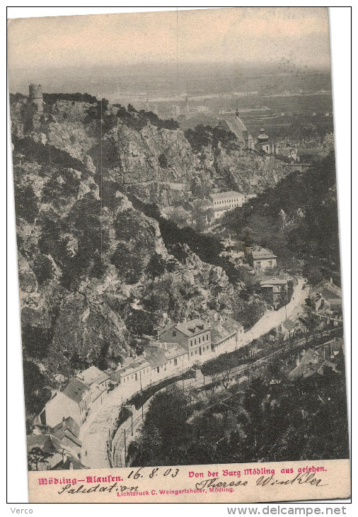 Carte Postale Ancienne D´AUTRICHE - MÖDLING - Mödling