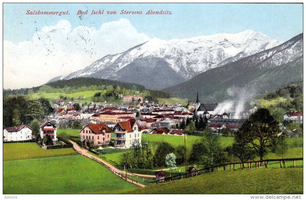 BAD ISCHL Von Sterzens Abendsitz, Gel.1927 - Bad Ischl