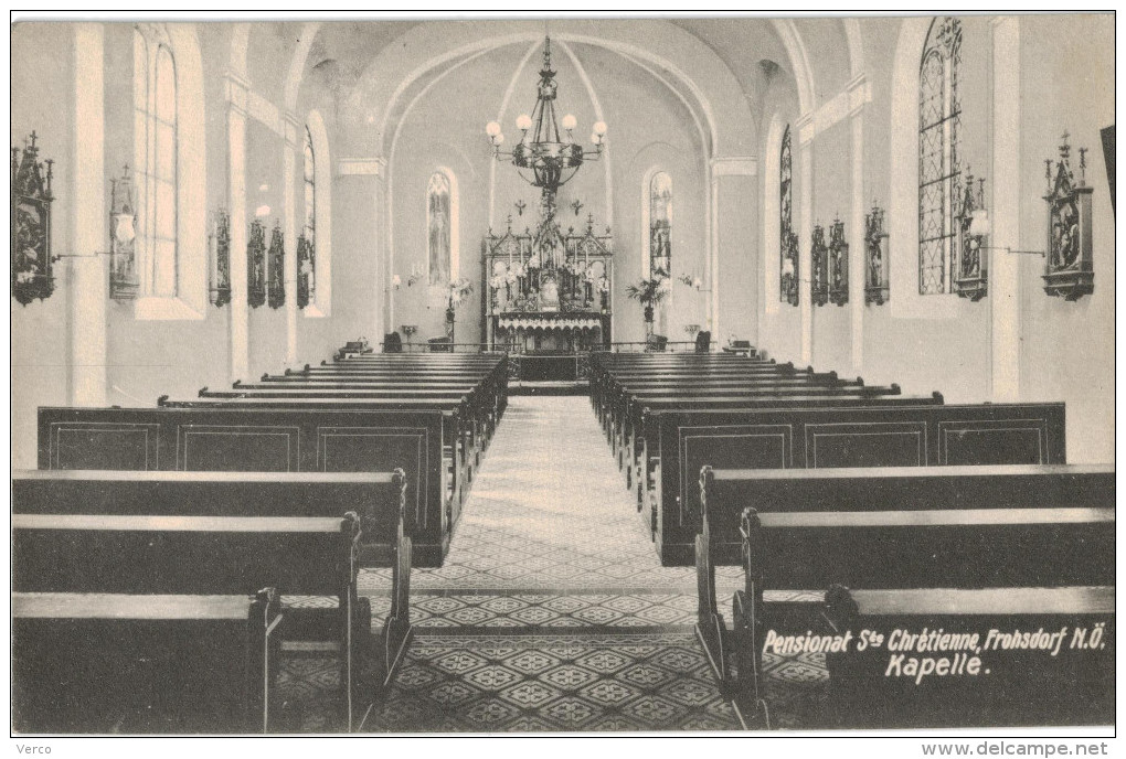 Carte Postale Ancienne D´AUTRICHE - FROHSDORF, KAPELLE - Wiener Neustadt