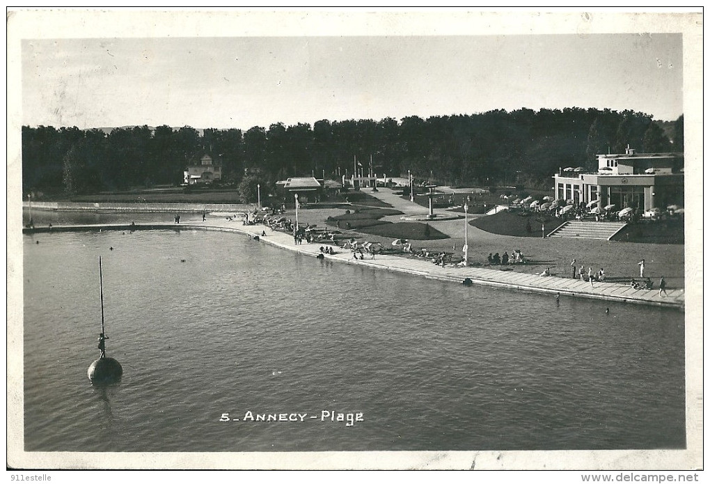 74 ANNECY  -   Plage  En 1936 - Annecy