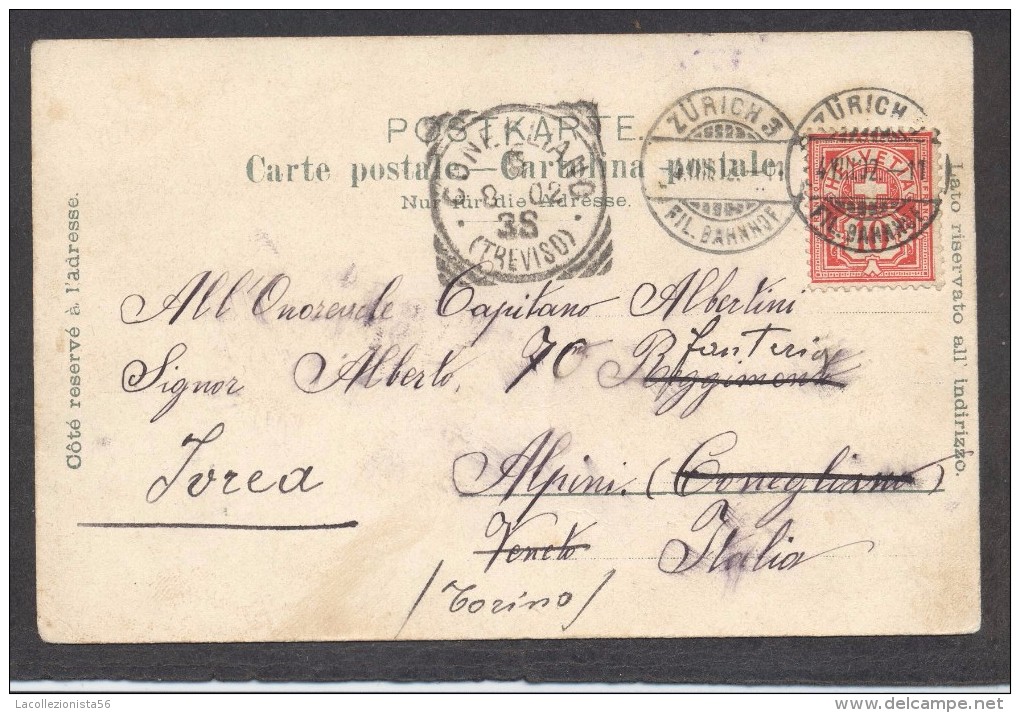 6963-GRUSS AUS ZURICH-1902-FP - Souvenir De...