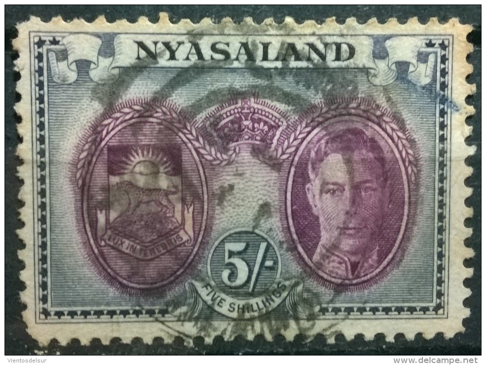 NYASSALAND -  KGVI - YVERT # 88 - VF USED - Nyassaland (1907-1953)