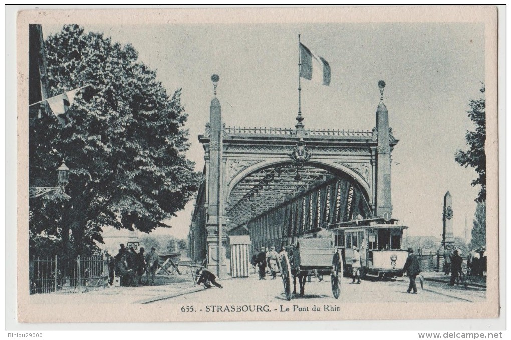 CPA STRASBOURG Le Pont Du Rhin - Strasbourg