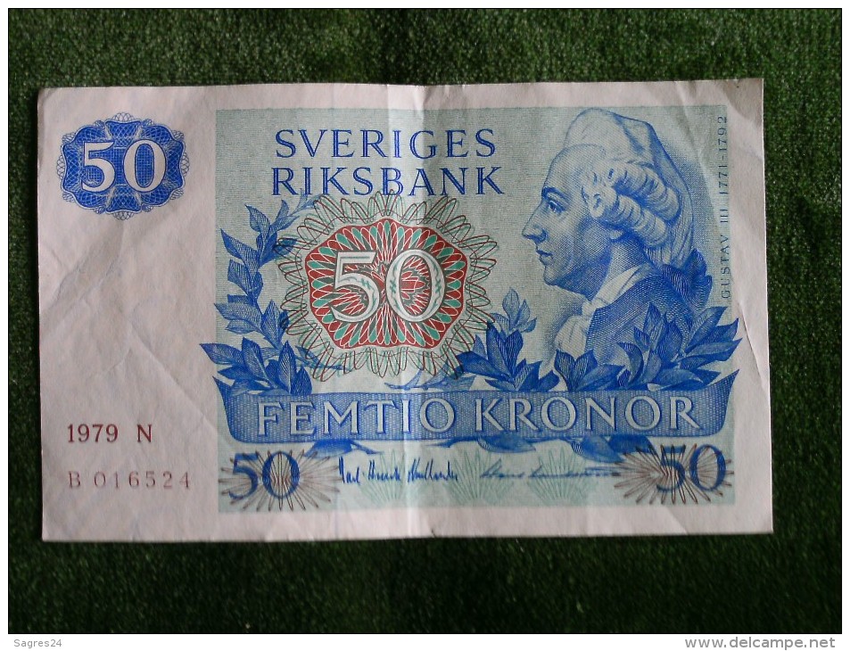 Suède - Sweden - 50 Kronor - 1979 - P53 - Suède