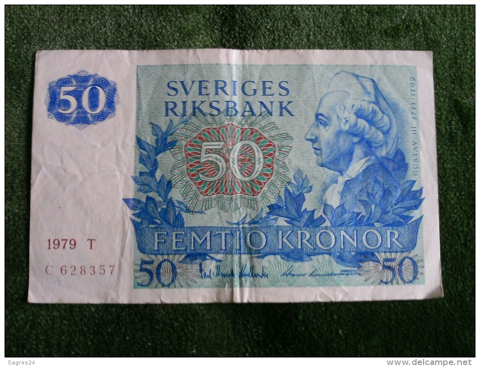 Suède - Sweden - 50 Kronor - 1979 - P53 - Suède