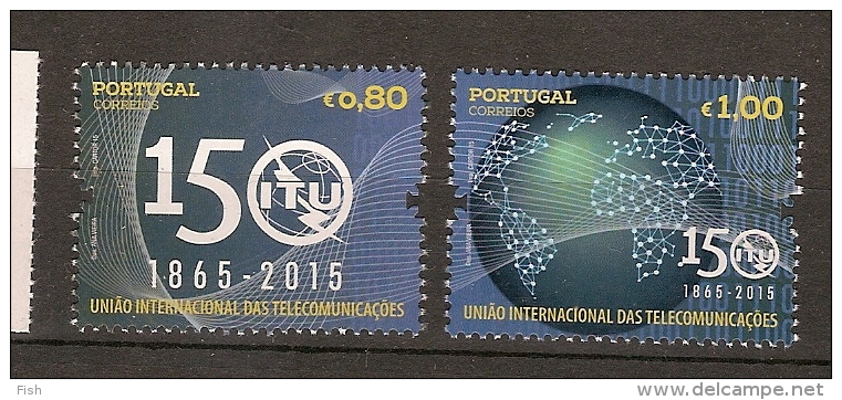Portugal **  & U.T.U União Internacional Das Telecomunicações 1865-2015 - UPU (Unione Postale Universale)